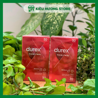Bao cao su DUREX THIN FEEL, Siêu mỏng, Hộp 30 chiếc