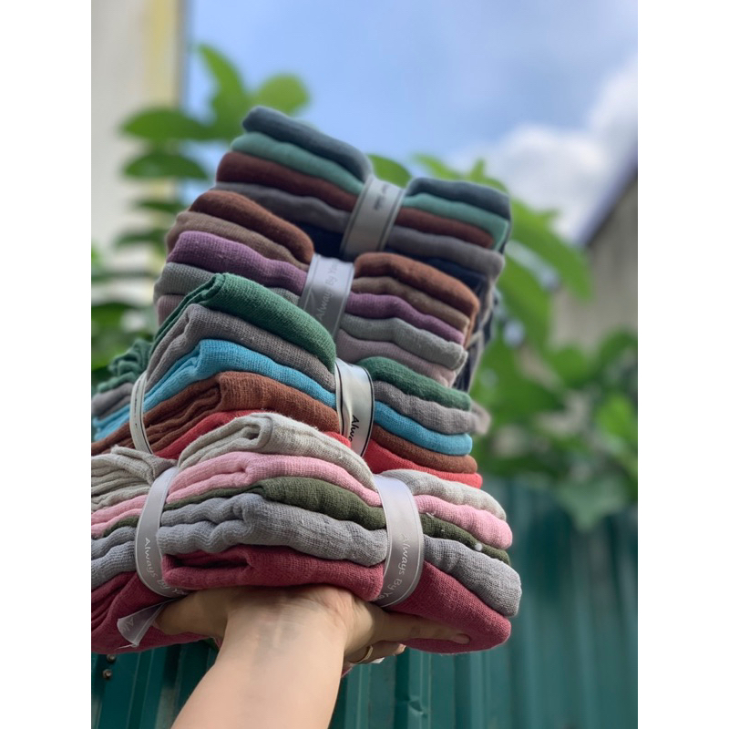 Khăn xô hữu cơ Pip/pi 2 lớp xuất Đan Mạch kt: 73*73cm