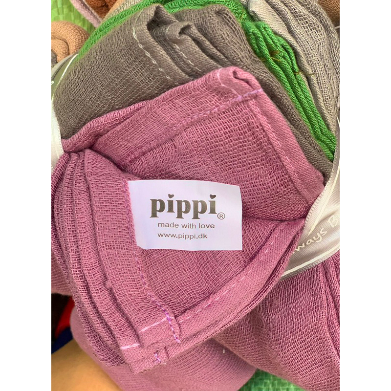 Khăn xô hữu cơ Pip/pi 2 lớp xuất Đan Mạch kt: 73*73cm