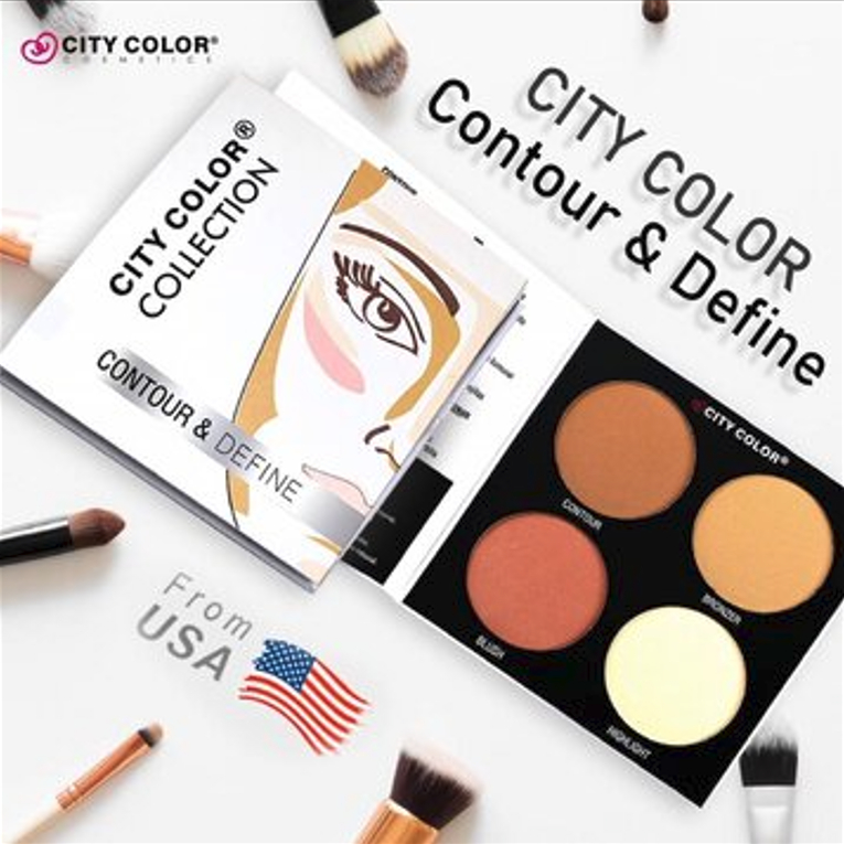 Bảng Tạo Khối Và Bắt Sáng, Che Khuyết Điểm City Color