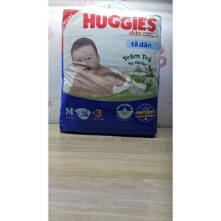 Tã bỉm huggies skin care tràm trà dán quần S88 /M76/L68/XL60/xxl54