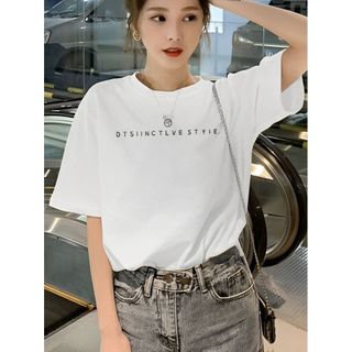 Áo Thun 3158 Nam Nữ Unisex 1990live Phong Cách Basic Hàn Quốc Chất vải Cotton cao cấp Thoáng Mát