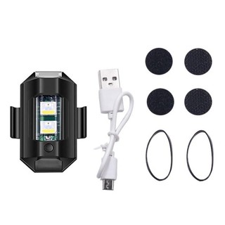 Đèn led nhấp nháy 32 chế độ màu gắn đuôi xe máy, xe đạp cảnh báo