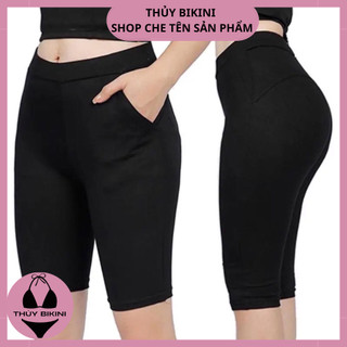 Quần legging lửng đùi co giãn tốt Q8078