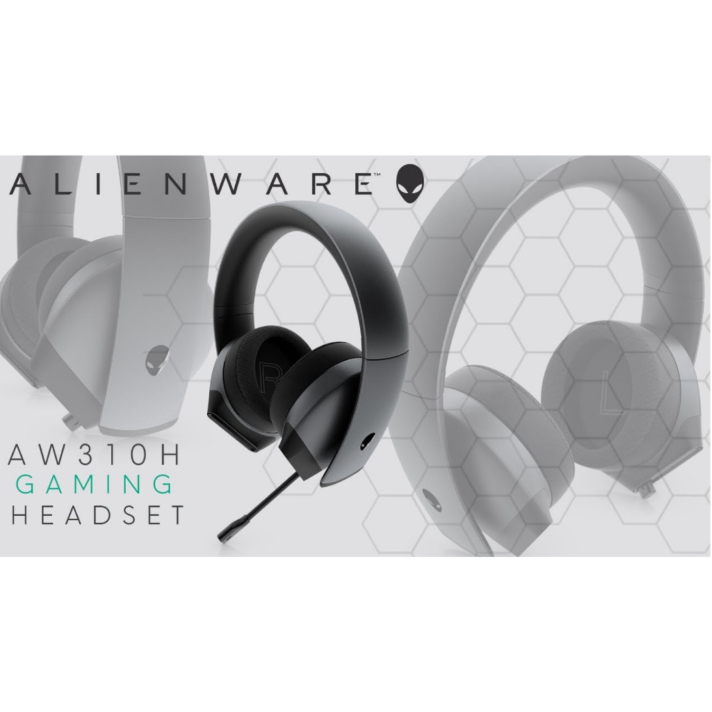 Tai Nghe Không Dây Dell Alienware Stereo Gaming AW310H - Hàng Chính Hãng - BH 1 năm - Có Xuất VAT