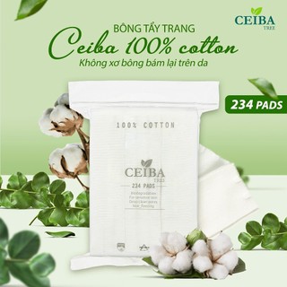 Bông Tẩy Trang Derladie Ceiba Cotton Tiết Kiệm Dung Dịch 234 Miếng