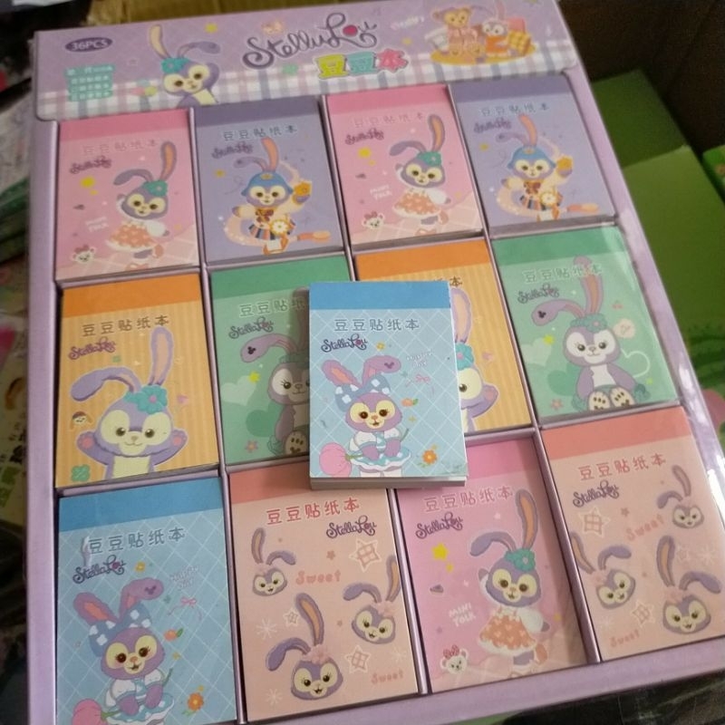 Sỉ Hộp 36 quyển sổ dán sticker hoạt hình