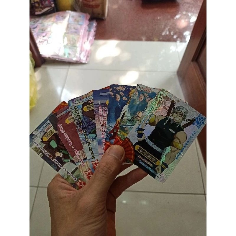 Sỉ Dây Bài Demon slayer thanh guom diệt quy 36 túi mỗi  túi 7  thẻ