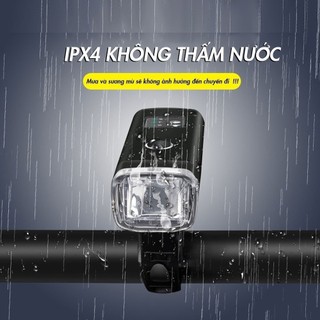 Đèn pin chống nước gắn xe đạp có cổng sạc usb