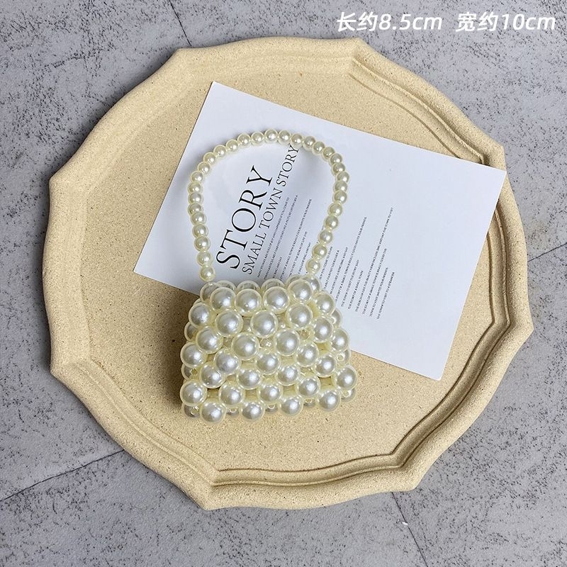Phụ kiện túi đính hạt mini cầm tay size cho bé