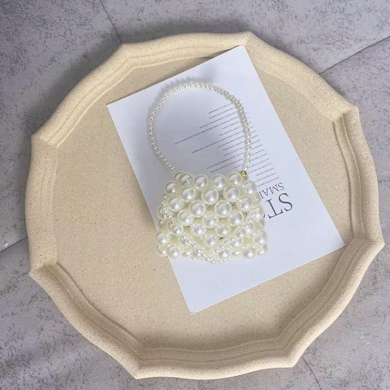 Phụ kiện túi đính hạt mini cầm tay size cho bé