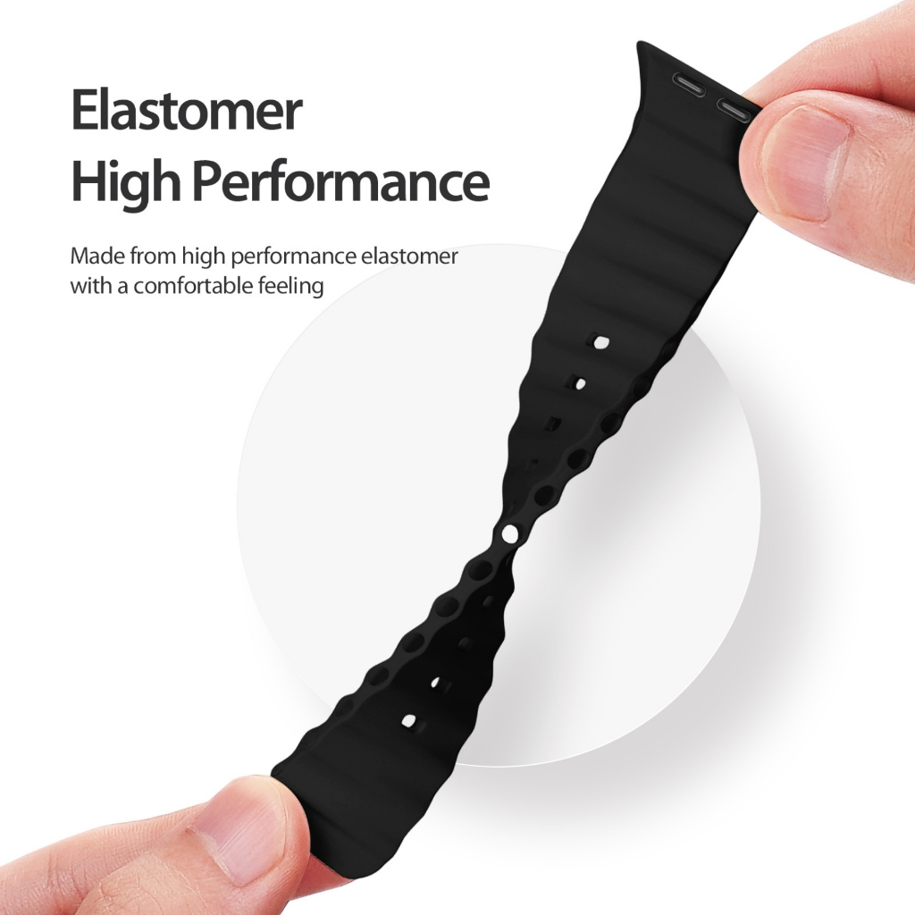 Dây Đeo Silicone Kai.N OceanBand Cho Apple Watch Ultra / Apple Watch Series, Chống Bẩn, Bền Đẹp