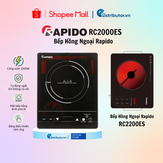 Bếp hồng ngoại đơn rapido rc2000es - hàng chính hãng