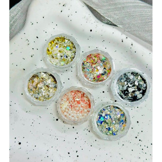 Set kim tuyến 6 màu bling cực đẹp, đắp ẩn xinh xĩu🌈🌈