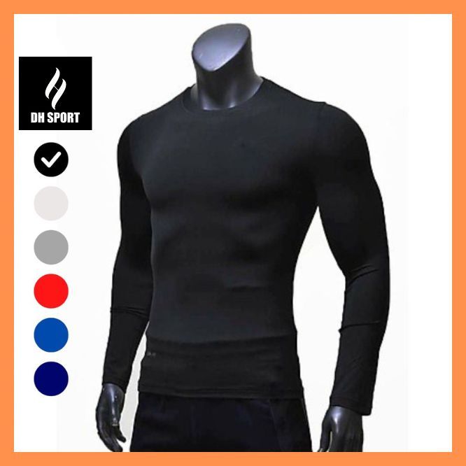 Áo Giữ Nhiệt Nam Áo Dài Tay Nam Body Bóng Đá Co Dãn 2 Chiều -DH Sport