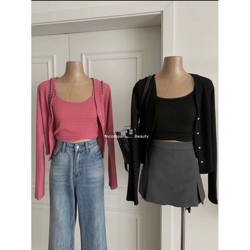 Áo dây kèm áo khoác