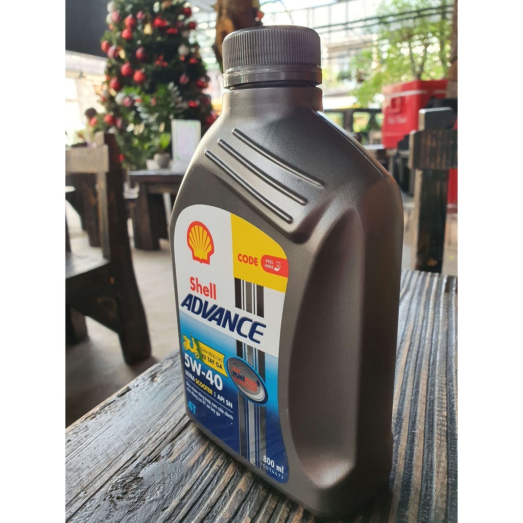 Dầu Nhớt Cao Cấp Cho Xe Tay Ga Shell Advance Ultra Scooter 5w40