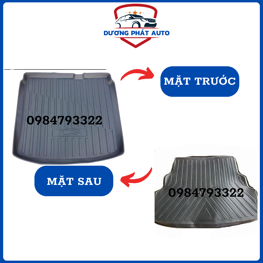 Lót cốp nhựa dẻo Xe MG ZS 2020-2023 nhựa dẻo siêu chống bẩn, chống nước