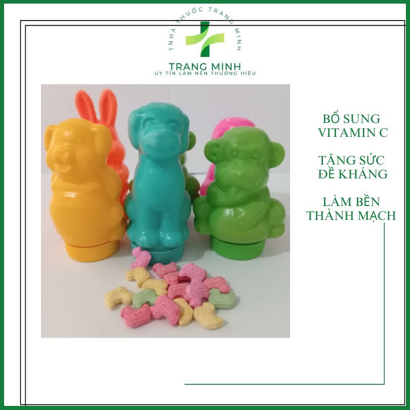 C hình thú, C vịt, lọ kẹo C cho trẻ em - Bổ sung vitamin, dưỡng chất cho bé