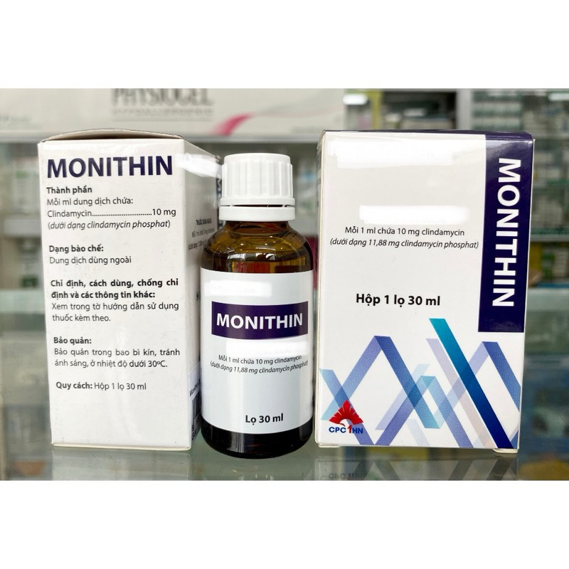 Dung dịch chấm mụn MONITHIN - đánh bay hết mụn