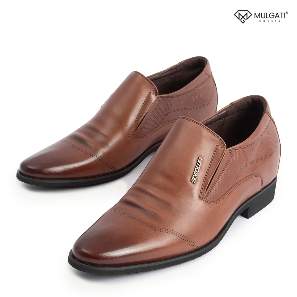 Giày cao nam MULGATI Leather da bò cao cấp dập lỗ - NG230-72