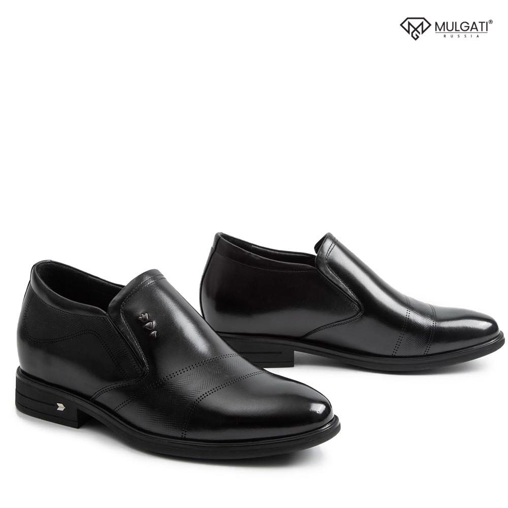 Giày cao nam MULGATI Padded Leather da bò cao cấp dập vân lỗ - NGW002-1