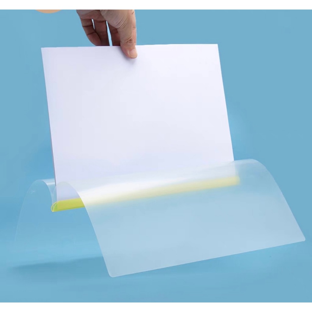 Thanh kẹp gáy tài liệu size A4 K93, Bìa kẹp gáy nhựa cứng, chắc chắn màu Pastel