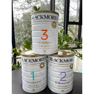 Sữa Blackmores Úc đi air đủ số hộp 900g