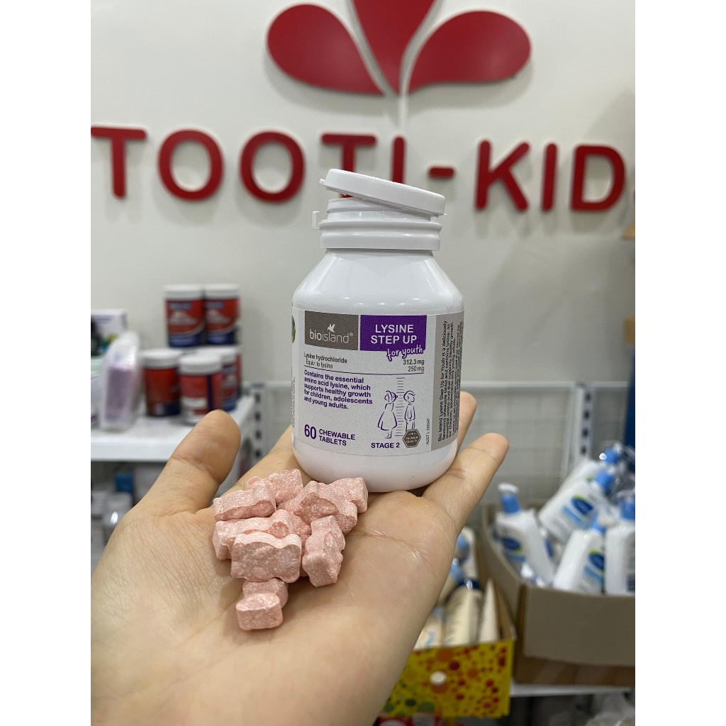 Lysine viên Bioisland tăng chiều cao cho bé từ 6 tuổi - hàng Úc đi air