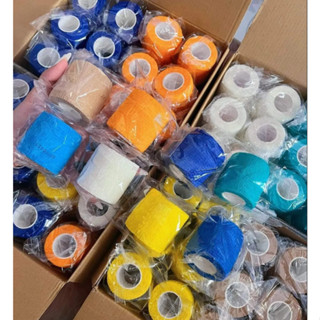 1 Hộp 24 cuôn băng keo non thể thao - bọc tay cầm máy xăm