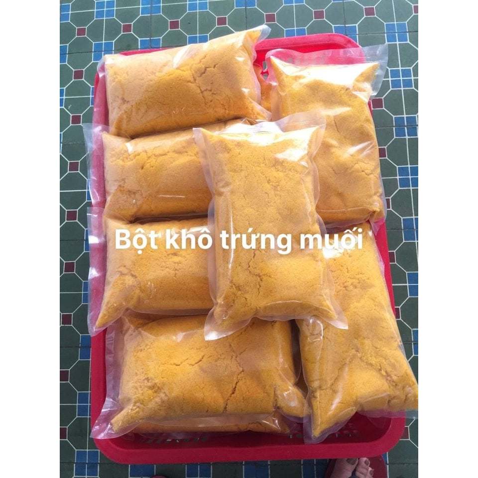 bột lòng đỏ trứng muối dạng khô