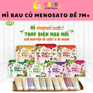 Mì ăn dặm rau củ hữu cơ Menosato cho bé từ 7m+