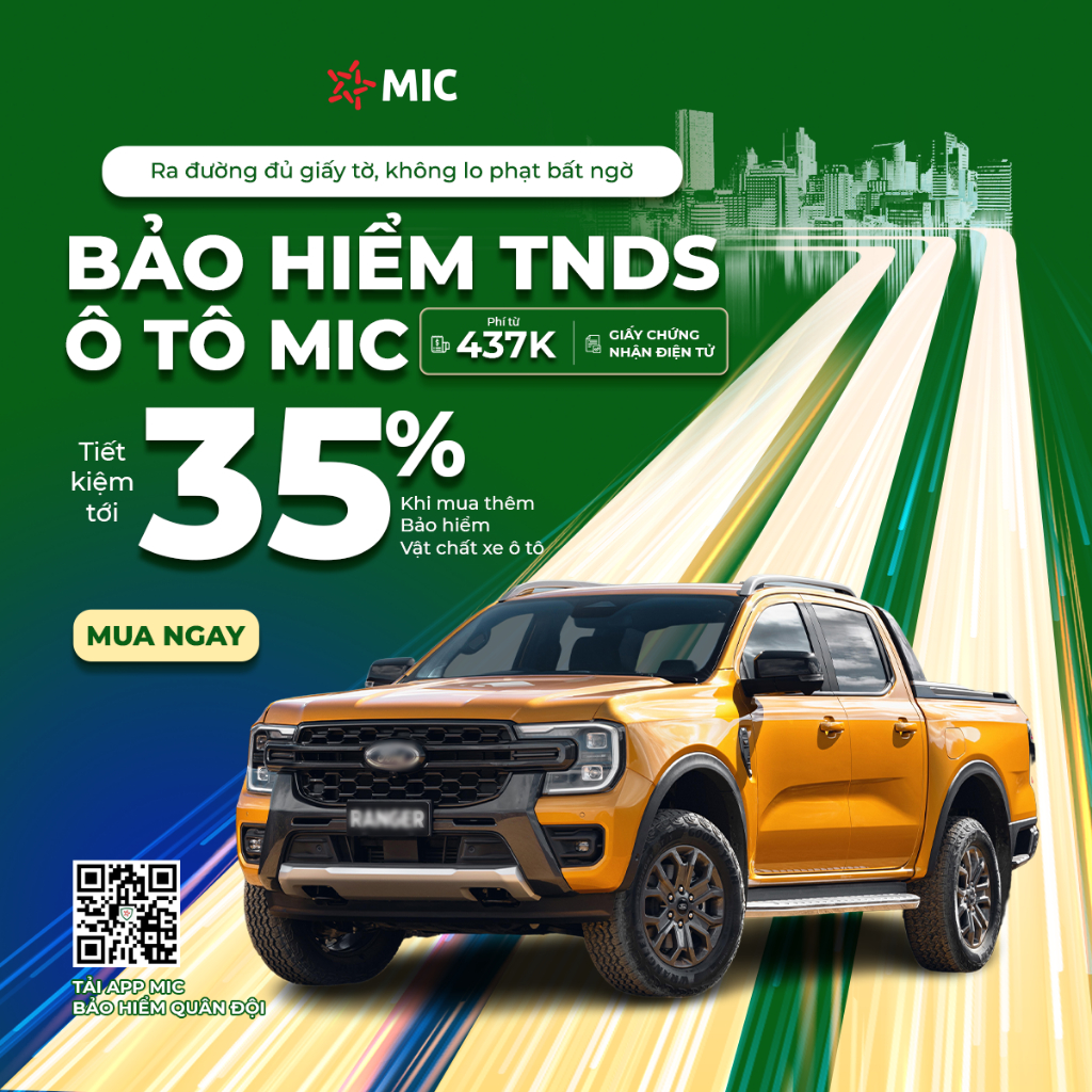   Bảo hiểm TNDS ô tô bắt buộc, cấp GCN điện tử | Bảo hiểm Quân đội MIC