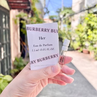 Vial mẫu thử nước hoa burberry her edp 1.5ml