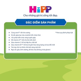 Bột ăn dặm Hipp Đủ Vị 250g [HSD 2024