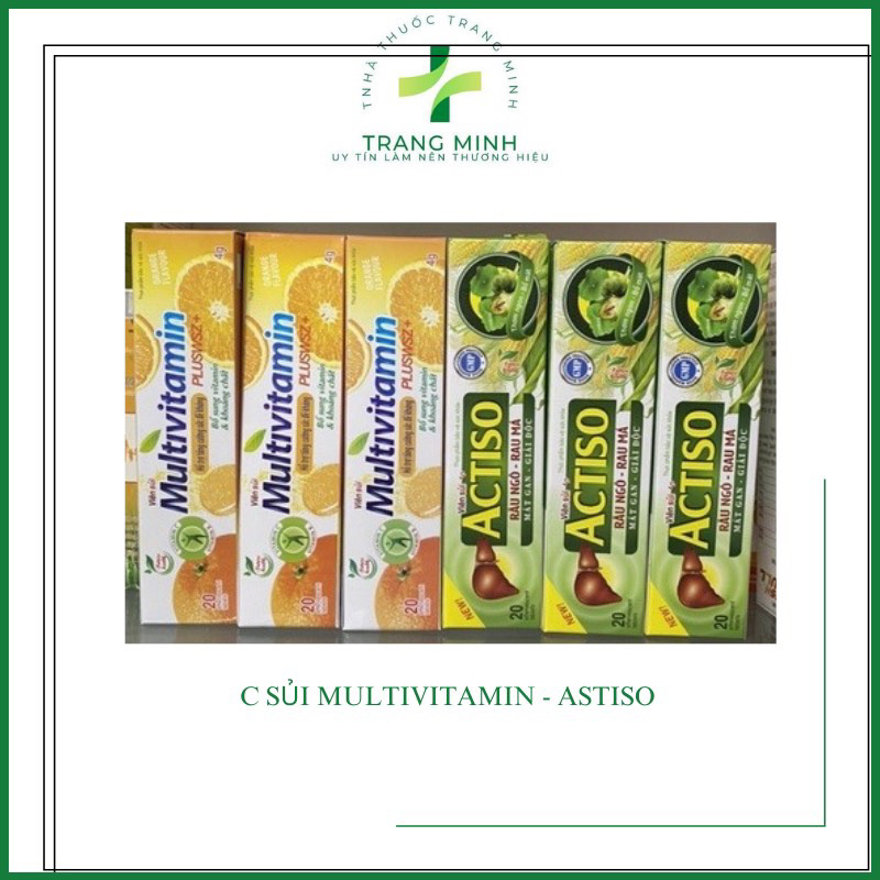 Sủi Multivitamin - Sủi Atiso thanh nhiệt, mát gan