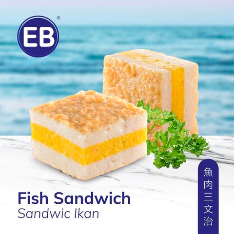 Sandwich cá EB 500g (Fish Sandwich)/ Viên thả lẩu Malaysia [HN giao hàng hỏa tốc] - Ảnh 3