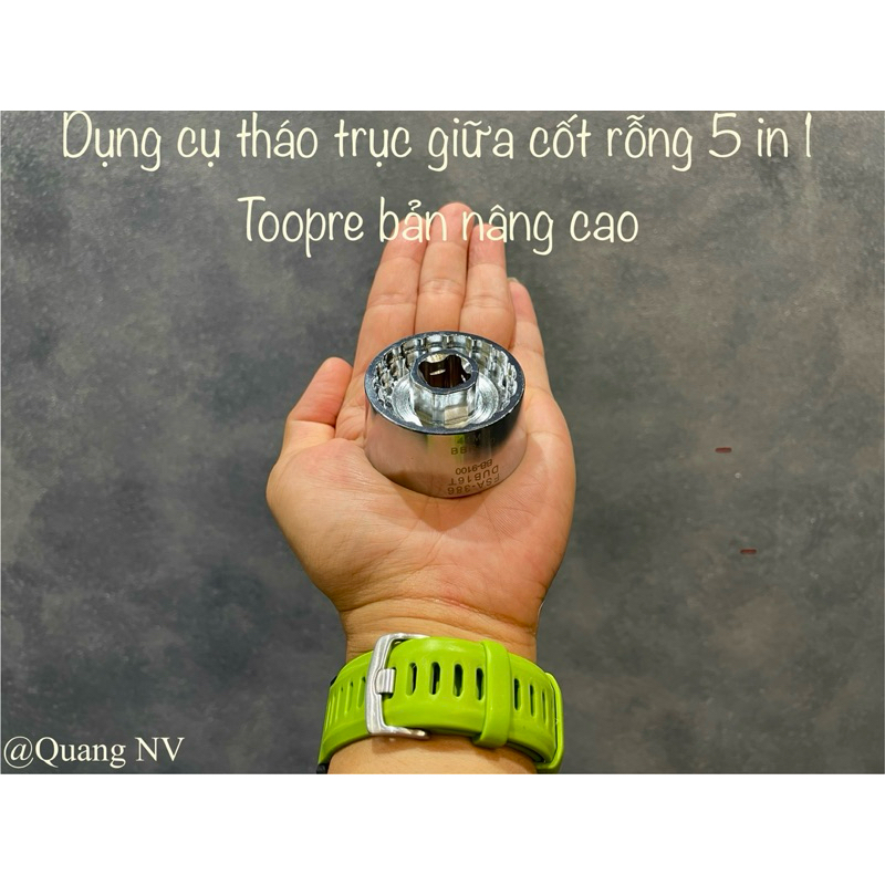 Dụng cụ tháo trục giữa cốt rỗng xe đạp 5 in 1 Toopre bản nâng cao