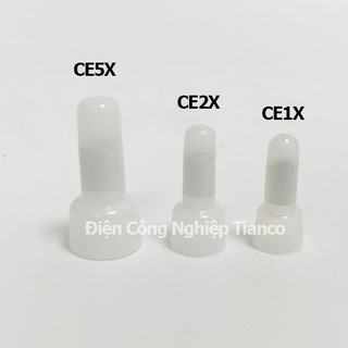 Đầu cos nón chụp – combo 100 đầu nối cánh điện loại ce1x , ce2x , ce5x ce8x