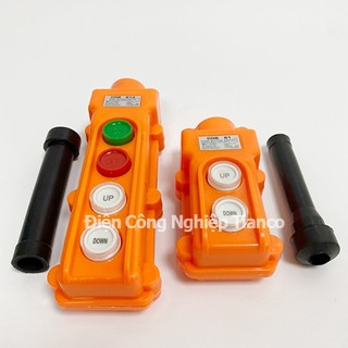 Tay bấm điều khiển cầu trục COB-61 2 nút - Tay bấm điều khiển cầu trục điều khiển động cơ COB-61A 4 nút Đảo chiều 2 động