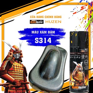 Sơn samurai s314 màu xám đậm- huzen việt nam