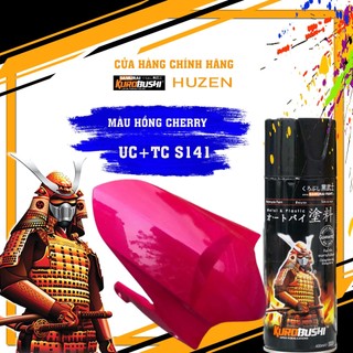 Sơn samurai s141 màu hồng cherry uc+tc- huzen việt nam
