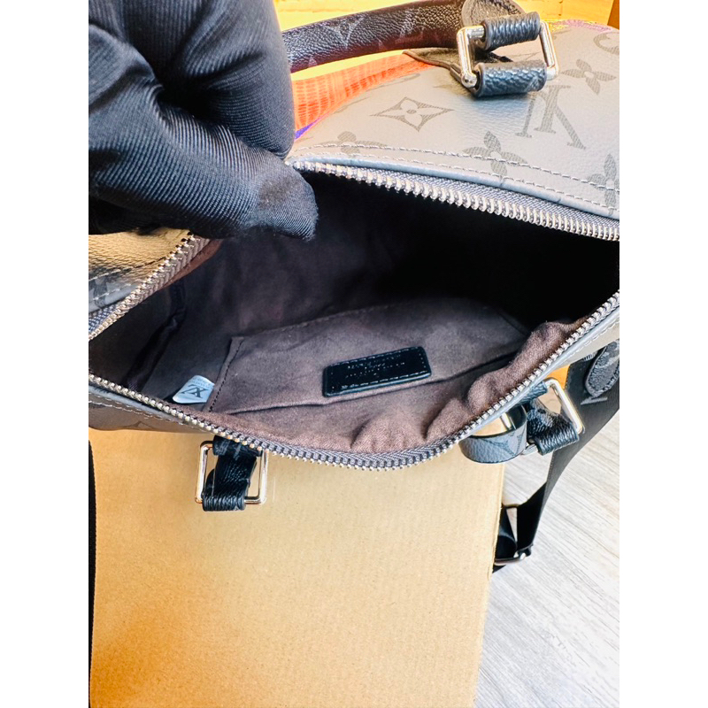 Túi lv trống quai xách hoạ tiết bí ngô