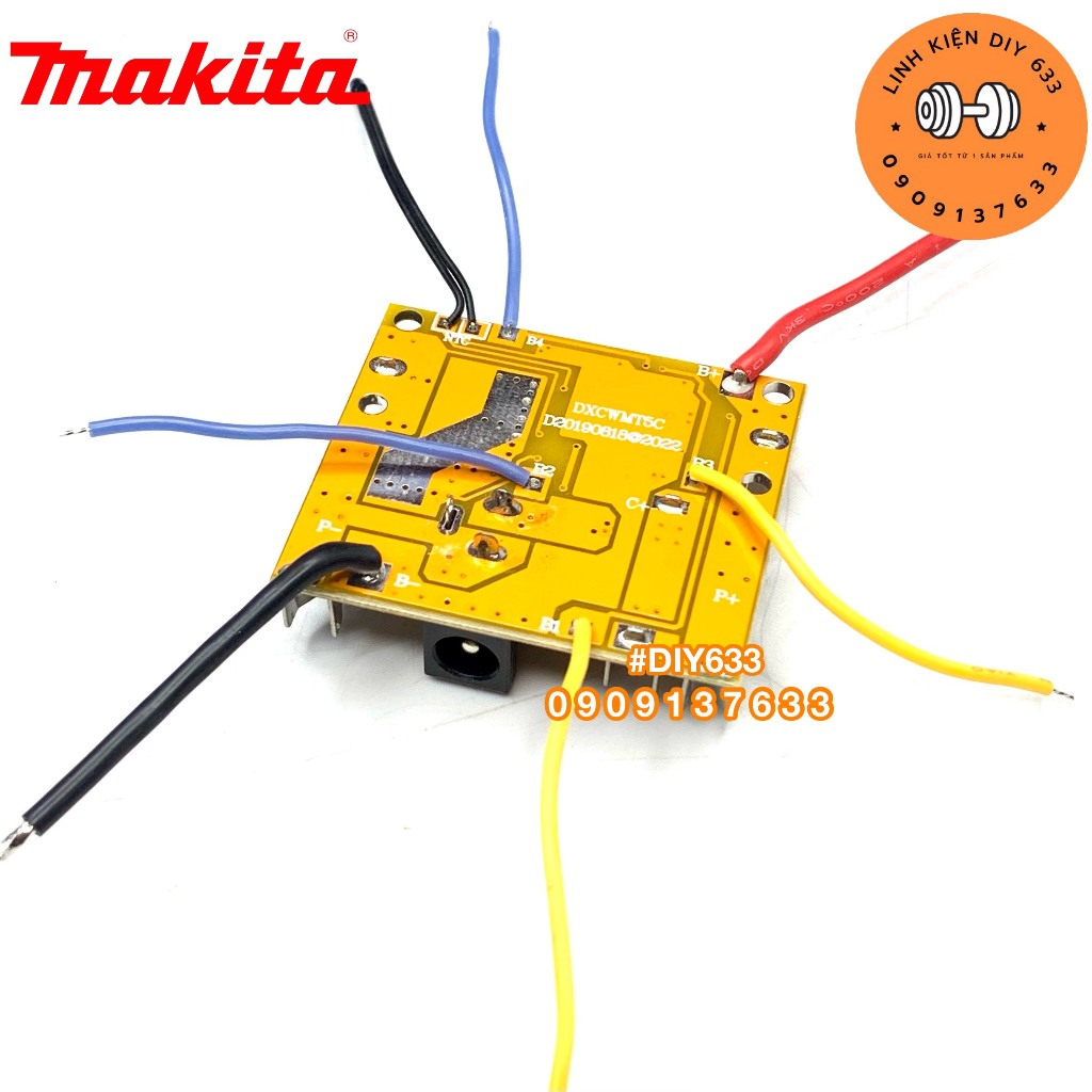 Mạch bảo vệ Makita 5S 65A có chân siêu rẻ