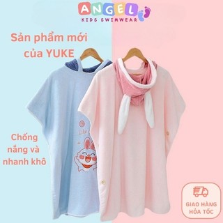  Khăn choàng tắm đi biển cho bé chống lạnh nhiều màu sắc kích thước 70x140cm 