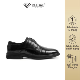 Giày tây nam MULGATI Royal Derby da bò cao cấp buộc dây vân lỗ - NW20303-50