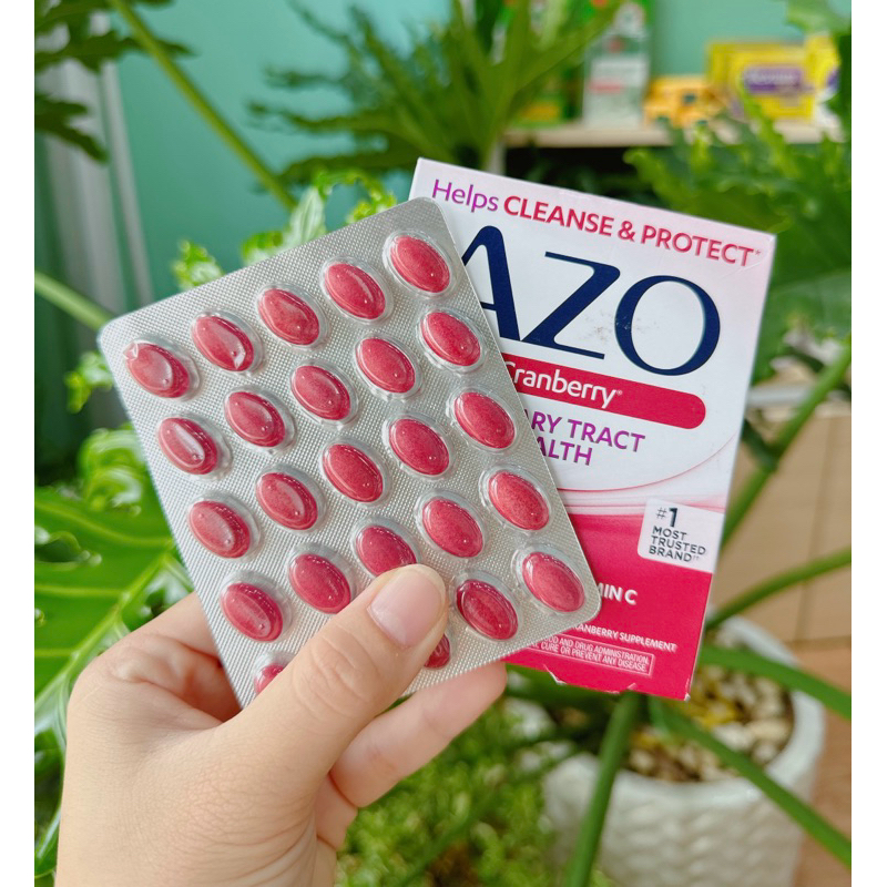 Viên uống Azo hỗ trợ đường tiết niệu vùng kín của Mỹ