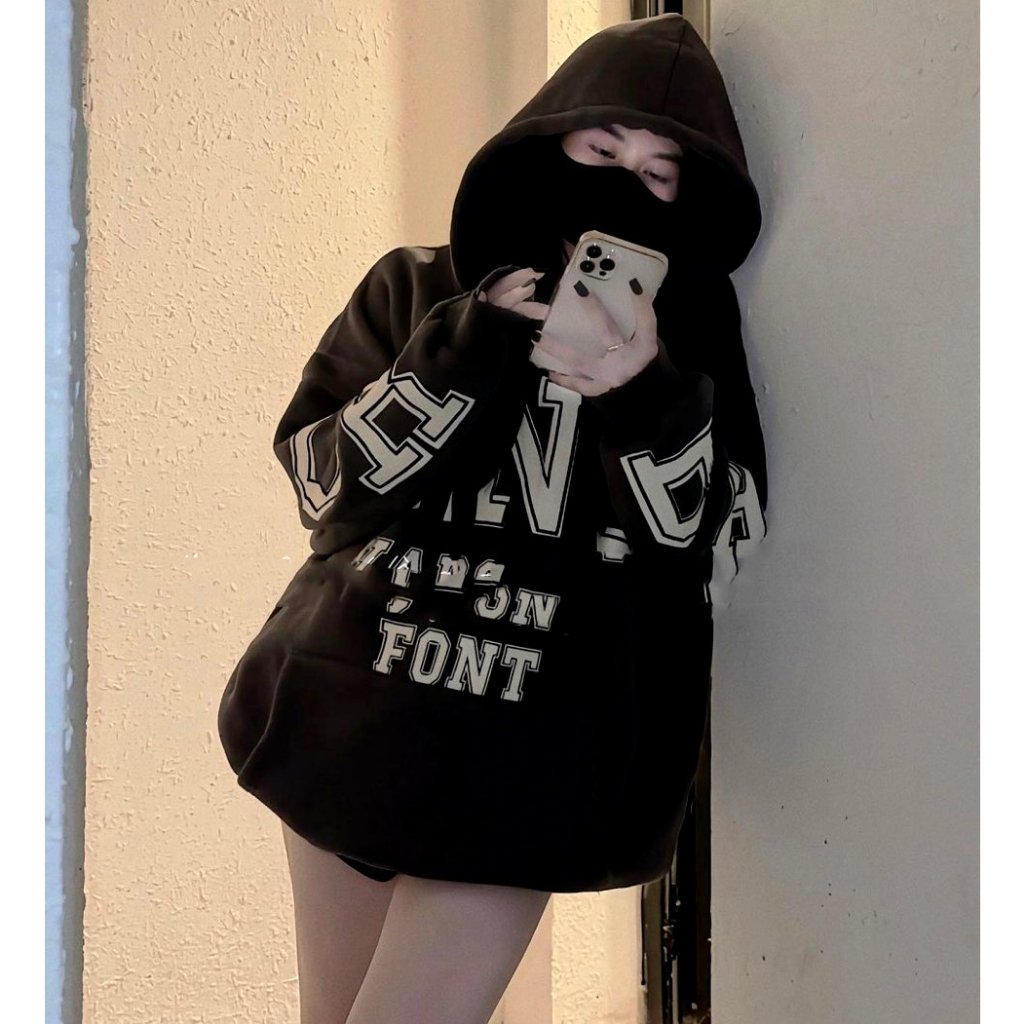 Áo hoodie nỉ ENGG nam nữ form rộng, áo nỉ mũ 2 lớp , mùa đông unisex vải nỉ Tàu ép lông nhung dày dặn,đầm tay mặt vải nỉ