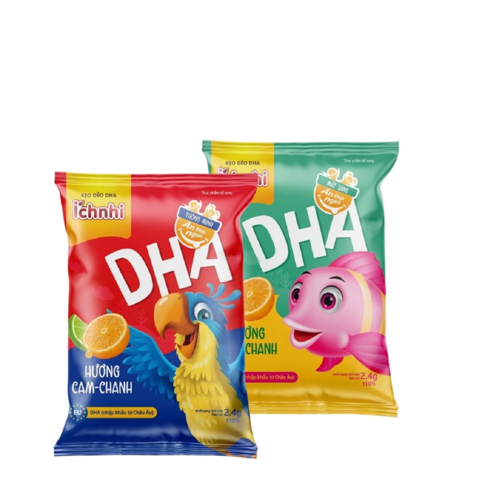 Kẹo dẻo DHA Ích Nhi  giúp tăng cường trí nhớ, phát triển não bộ và bé ăn ngon