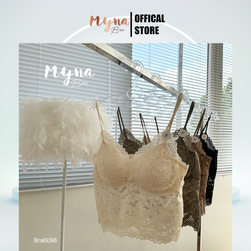 Áo Bra Su Ren cao cấp không hằn viền, có đệm ngực Bra1829 Bra6098